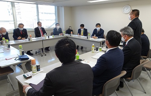 自民党長野県議団来県意見交換会（Ｒ２．１０．２８　県連）