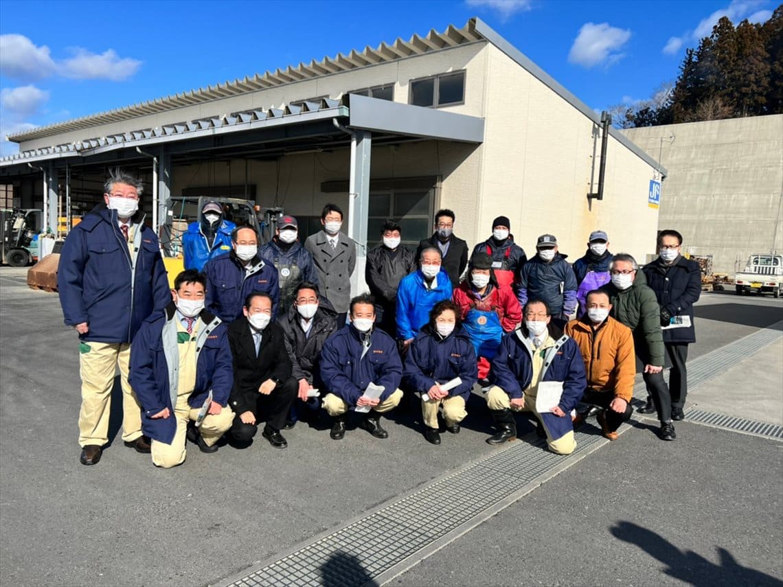 トンガ沖海底火山噴火による津波被害調査 (R4.2.2 山田町、陸前高田市、大船渡市)