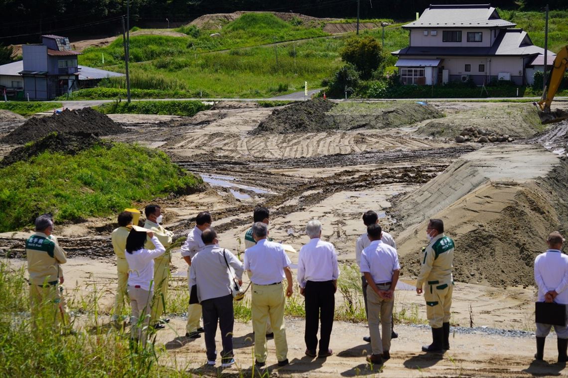 水田活用直接支払交付金の見直しに関する現地調査・意見交換会(R4.8.29 奥州市内)