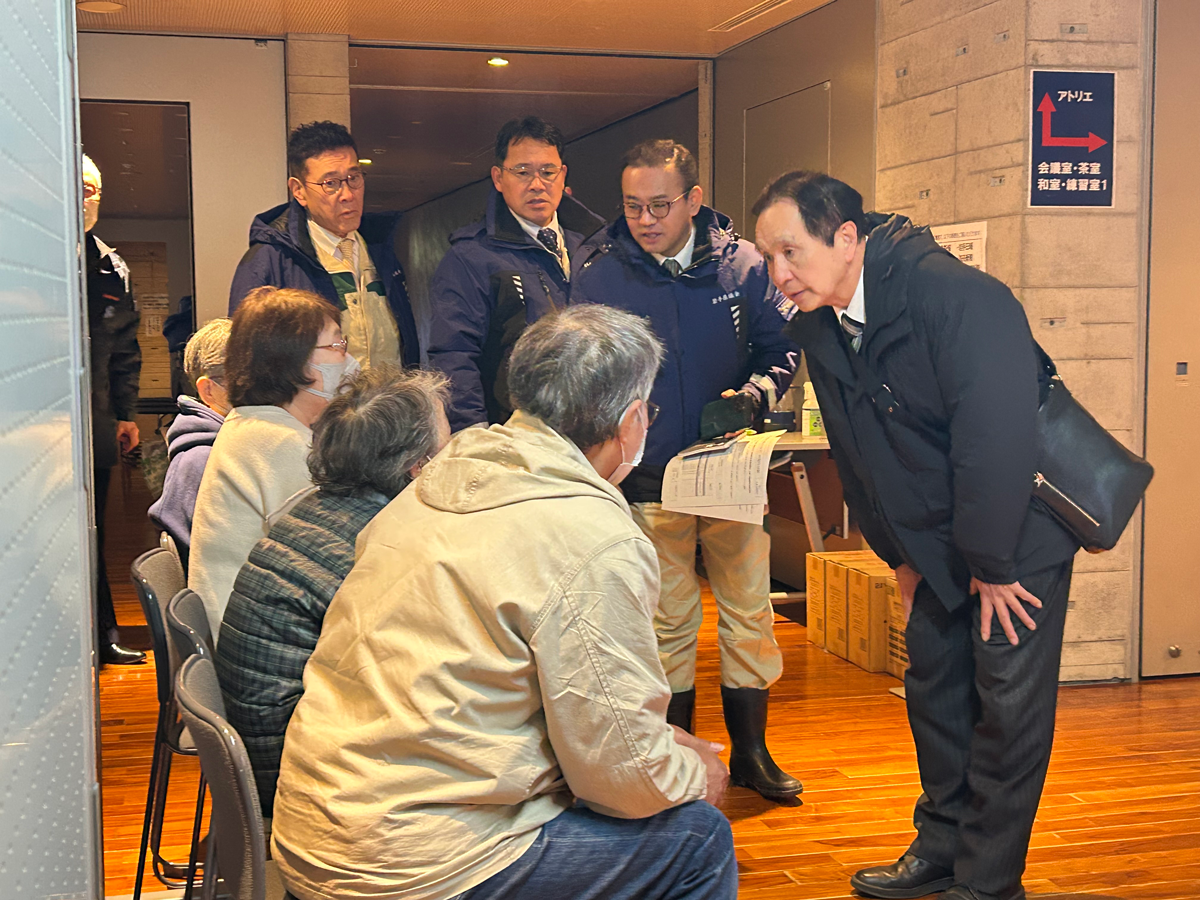 大船渡市林野火災現地調査